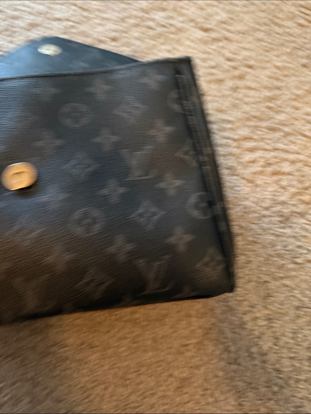 Louis Vuitton Black  Monogram Top-Handle Satchel with Gold LV Hardware - Picture 10 of 10